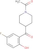 1-[4-(5-Fluoro-2-hydroxybenzoyl)-1-piperidinyl]-ethanone