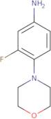 3-Fluoro-4-(4-morpholinyl) benzenamine