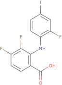 2-(2-Fluoro-4-iodoanilino)-3,4-difluorobenzoic acid