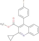 4-(4-Fluorophenyl)-2-cyclopropylquinoline-3-carboxylic acid methyl ester