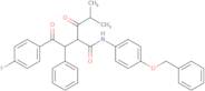 2-[2-(4-Fluorophenyl)-2-oxo-1-phenyl-ethyl]-4-methyl-3-oxo-pentanoic acid, (4-benzyloxy-phenyl)-am…