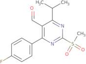 4-(4-Fluorophenyl)-5-formyl-6-isopropyl-2-methylsulfonylpyrimidine