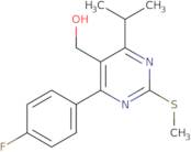 4-(4-Fluorophenyl)-5-hydroxymethyl-6-isopropyl-2-methylthiopyrimidine