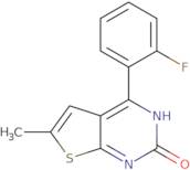 4-(2-Fluorophenyl)-6-methylthieno[2,3-d]pyrimidin-2(1H)-one