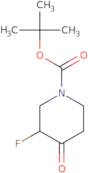 3-Fluoro-4-oxopiperidine-1-carboxylic acid tert-butyl ester