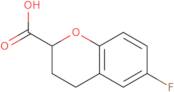 6-Fluoro-3,4-dihydro-2H-1-benzopyran-2-carboxylic acid