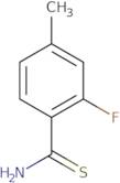 2-Fluoro-4-methyl-thiobenzamide