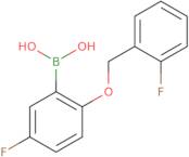 5-Fluoro-2-(2-fluorophenylmethoxy)phenylboronic acid