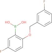 5-Fluoro-2-(3-fluorophenylmethoxy)phenylboronic acid