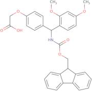 4-[(R,S)-alpha-1-(9H-Fluren-9-yl)-methoxy formamido]2,4-dimethoxybenzylphenoxyacetic acid