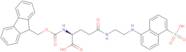 Fmoc-L-glutamic acid g-[b-(5-naphthyl sulfonic acid)-ethylenediamine] ester