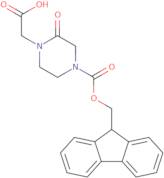 4-Fmoc-1-caboxymethyl-piperazin-2-one