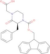 (3S)-4-Fmoc-1-carboxymethyl-3-benzyl-piperazin-2-one