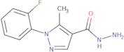 1-(2-Fluorophenyl)-5-methyl-1H-pyrazole-4-carbohydrazide