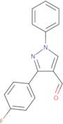 3-(4-Fluorophenyl)-1-phenylpyrazole-4-carbaldehyde