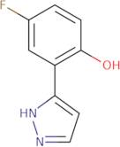 4-Fluoro-2-(1H-pyrazol-3-yl)phenol