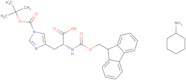N-α-Fmoc-Nim-Boc-D-histidine cyclohexylammonium salt