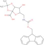 Fmoc-5-aminomethyl-2,3-O-isopropylidene-α-L-xylo-3-hexolofuranosonic aicd