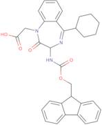 Fmoc-(R,S)-3-amino-N-1-carboxymethyl-2-oxo-5-cyclohexyl-1,4-benzodiazepine