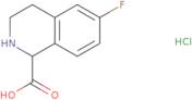 6-Fluoro-1,2,3,4-tetrahydroisoquinoline-1-carboxylic acid hydrochloride