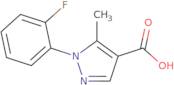 1-(2-Fluorophenyl)-5-methyl-1H-pyrazole-4-carboxylic acid