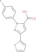 1-(4-Fluorophenyl)-3-(thiophen-2-yl)-1H-pyrazole-5-carboxylic acid