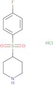 4-[(4-fluorophenyl)sulfonyl]piperidine hydrochloride