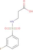 n-[(3-fluorophenyl)sulfonyl]-β-alanine