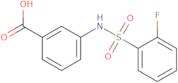 3-(2-fluorophenylsulfonamido)benzoic acid