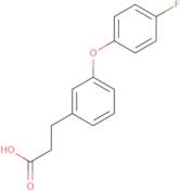 3-[3-(4-fluorophenoxy)phenyl]propanoic acid