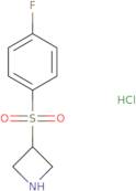 3-[(4-fluorophenyl)sulfonyl]azetidine hydrochloride