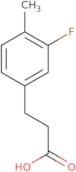 3-(3-fluoro-4-methylphenyl)propanoic acid