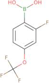 2-Fluoro-4-trifluoromethoxyphenyl boronic acid