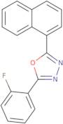 2-(2-Fluorophenyl)-5-(1-naphthyl)-1,3,4-oxadiazole