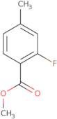 2-Fluoro-4-methylbenzoic acid methyl ester