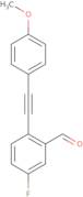 5-fluoro-2-((4-methoxyphenyl)ethynyl)benzaldehyde