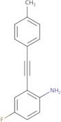 4-fluoro-2-(p-tolylethynyl)aniline