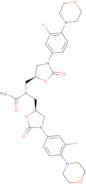 N,N-bis[[(5S)-3-[3-Fluoro-4-(4-morpholinyl)phenyl]-2-oxo-5-oxazolidinyl]methyl]acetamide