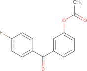 3-(4-Fluorobenzoyl)phenyl acetate