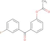 3-(3-Fluorobenzoyl)phenyl acetate