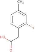 2-Fluoro-4-methylbenzeneacetic acid