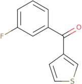 (3-Fluorophenyl)(3-thienyl)methanone