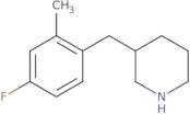 3-(4-Fluoro-2-methylbenzyl)piperidine