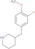 3-(3-Fluoro-4-methoxybenzyl)piperidine