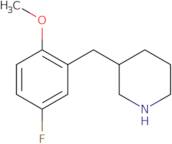 3-(5-Fluoro-2-methoxybenzyl)piperidine
