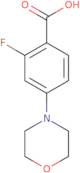 2-Fluoro-4-(4-morpholinyl)benzoic acid