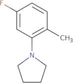 1-(5-Fluoro-2-methylphenyl)pyrrolidine