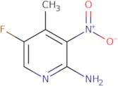 5-Fluoro-4-methyl-3-nitro-2-pyridinamine