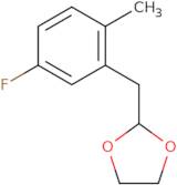 2-(5-Fluoro-2-methylbenzyl)-1,3-dioxolane