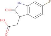 2-(6-fluoro-2-oxo-indolin-3-yl)acetic acid